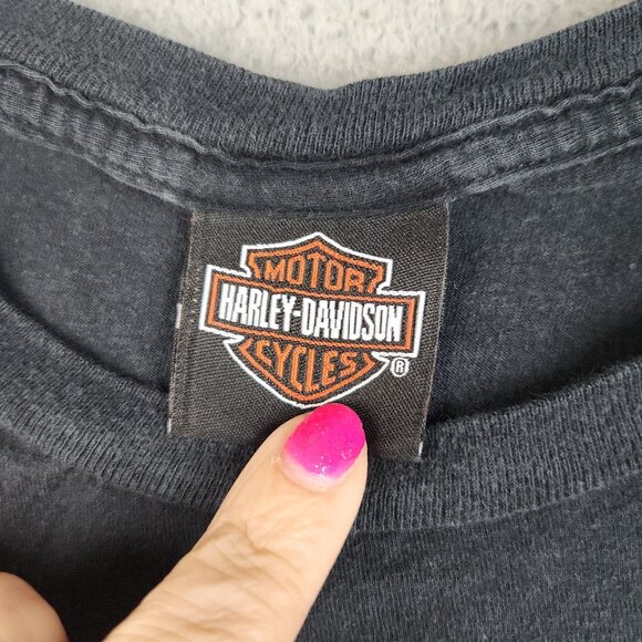 Harley Davidson Motorcycle Shirt Extra Large Kansas City MO Gails Feel the Power - Picture 6 of 9